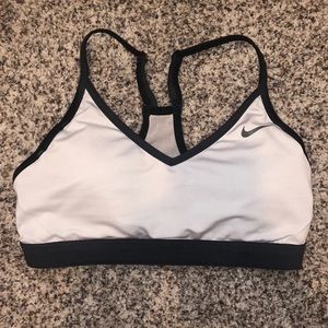 White Nike Sports Bra